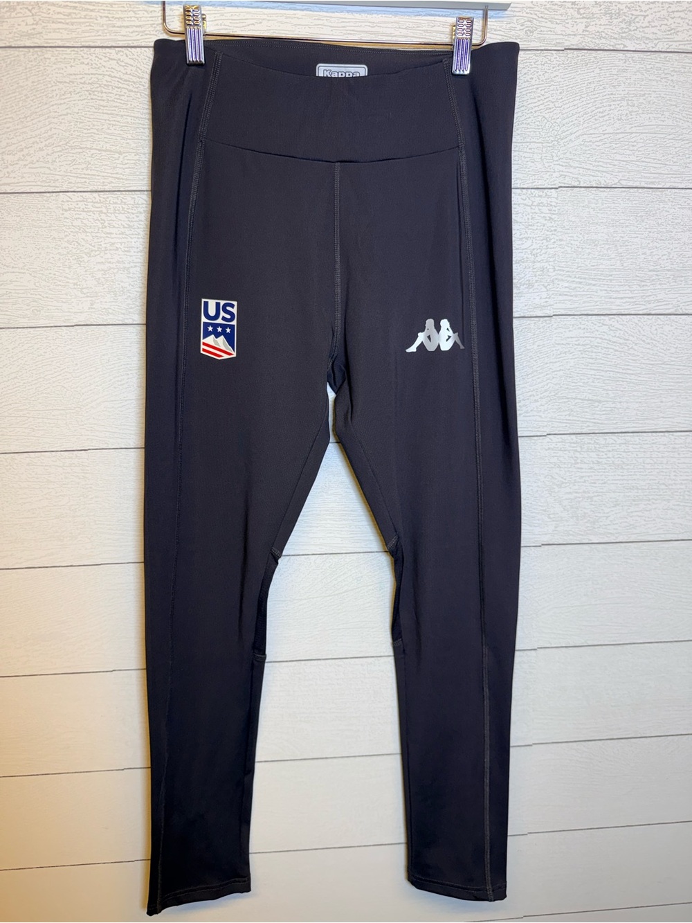 Kappa USA Gray Leggings size Large